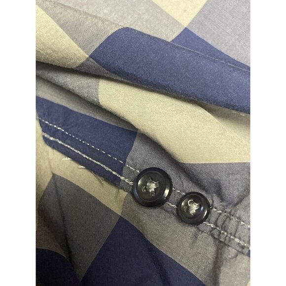 J.Crew Men's Light Weight Blue Plaid Button Down Collared Shirt Size Small - Picture 9 of 9